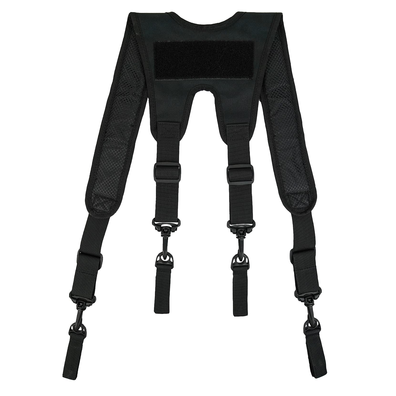 KUNN Tactical Tool Belt Suspenders for Men - Heavy Duty Adjustable Work Harness with Accessories for Construction, Carpentry & DIY Projects
