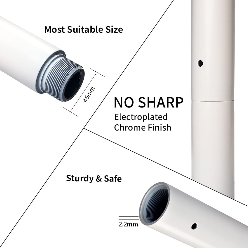 45mm Spinning Portable Dance Pole for Home - Extendable Pole Dancing Kit for Bedroom, Studio & Fitness, Perfect for Beginners & Professionals
