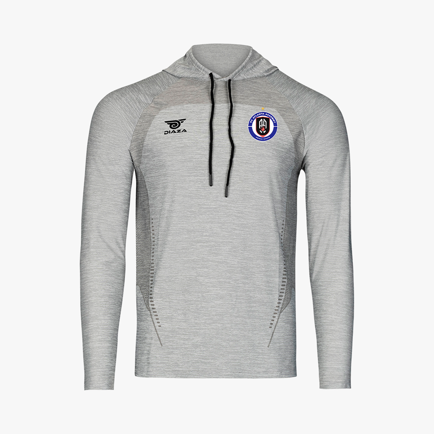 FC Atlanta Suba Hooded Long Sleeve - Men's Fleece-Lined Winter Pullover for Outdoor Activities & Casual Wear