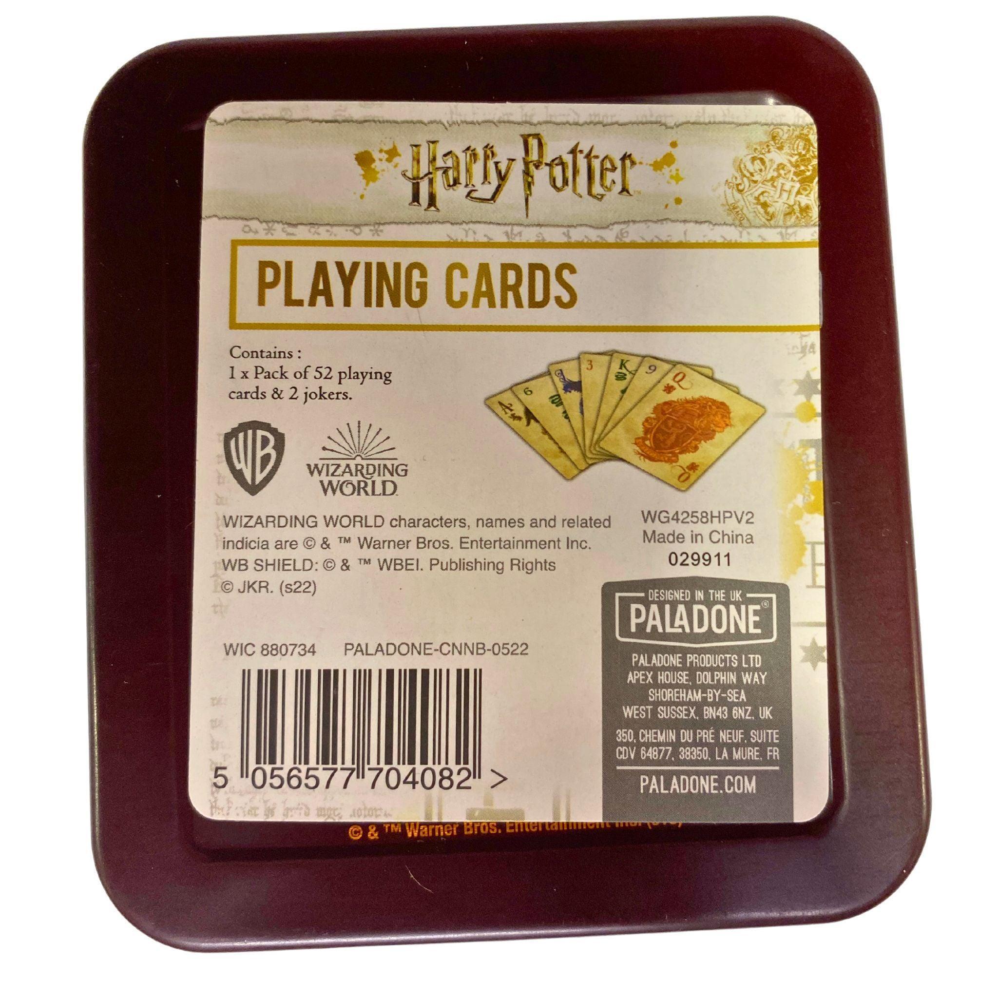 Harry Potter Hogwarts Playing Cards - 52 Pcs Deck with Magical Design - Perfect for Game Nights, Collectors & Harry Potter Fans
