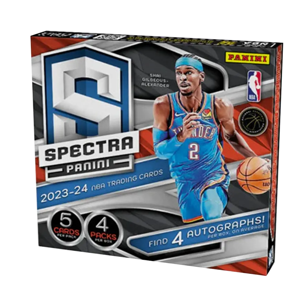2023-24 Panini Spectra Basketball Hobby Box - Premium Trading Cards for Collectors & Investors - Perfect for NBA Fans, Card Shows & Investment Portfolios