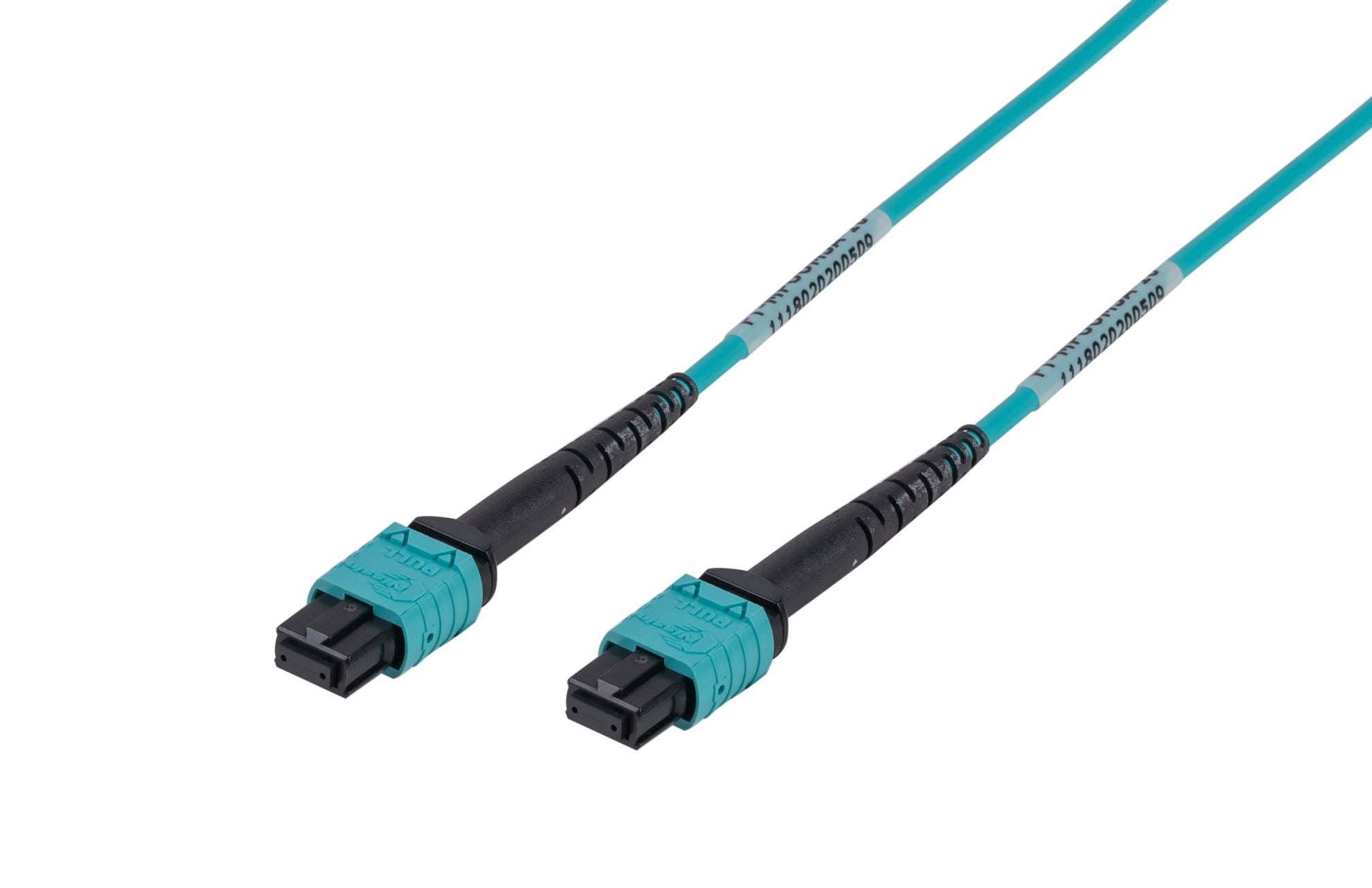 20M OM3 MPO ELITE Multimode Fiber Optic Cable - POLARITY C Crossed Trunk Cable for High-Speed Data Center & Server Room Connectivity