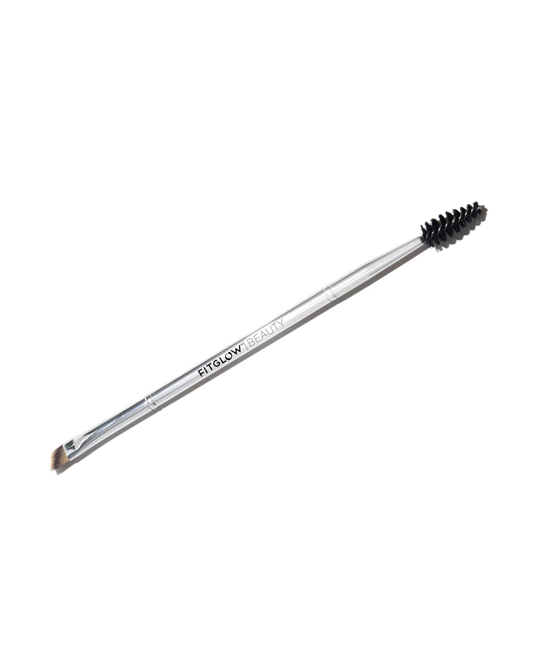 Fitglow Beauty Eyebrow Brush - Professional Angled Eyebrow Makeup Brush for Precise Brows Styling & Filling - Perfect for Eyebrow Powder, Gel & Pomade Application at Home or Salon