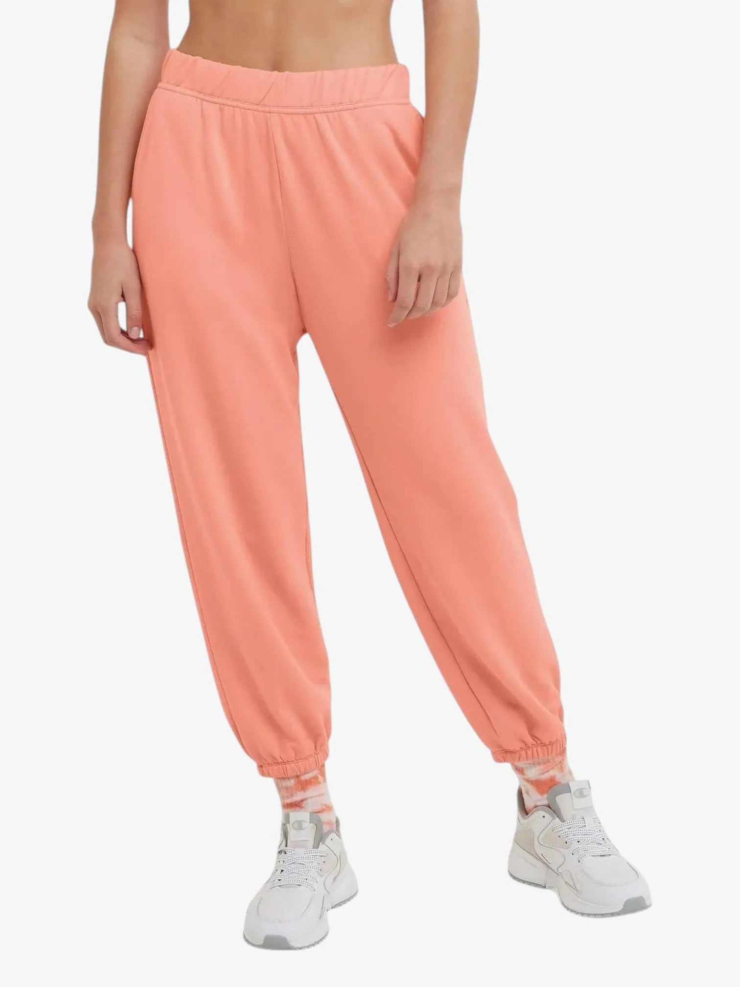 Champion Women's Soft Touch Sweatpants - Peach Color | Comfortable Fleece Joggers for Lounge, Workout & Casual Wear