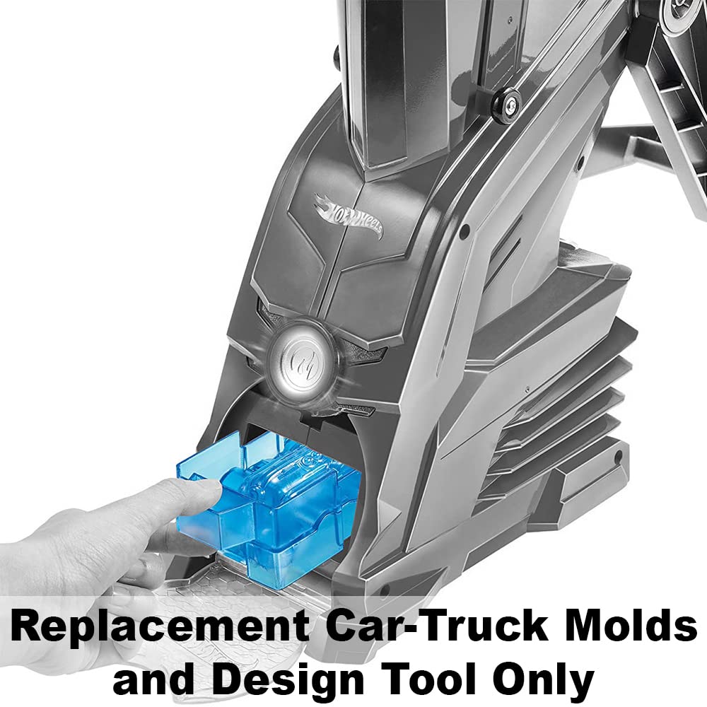 Hot Wheels Car Maker Replacement Parts Y9172 - Molds & Design Tool for Custom Toy Cars | DIY Car & Truck Creations for Kids & Collectors