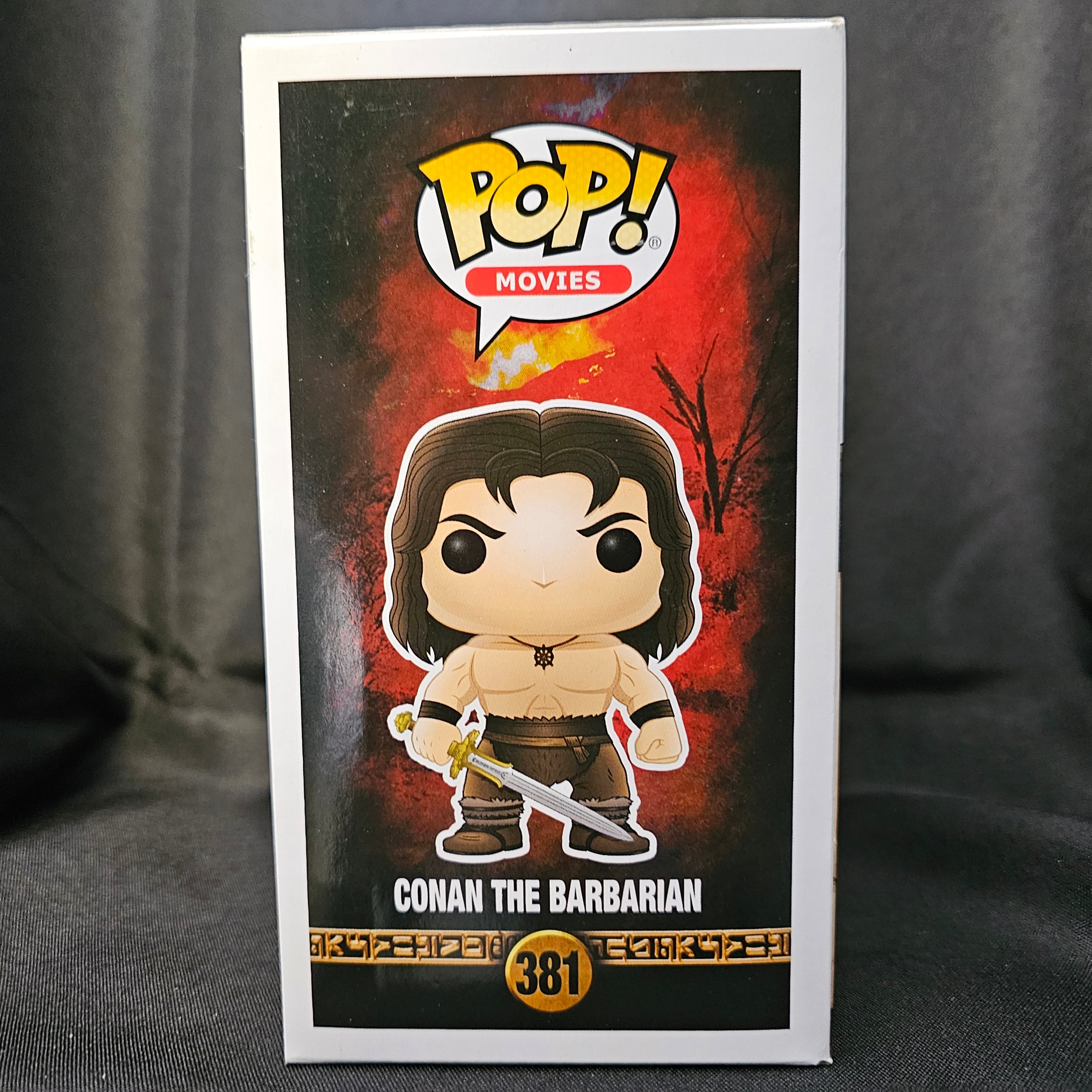 Conan the Barbarian Pop! Vinyl Figure - Bloody Conan Exclusive #381 | Collectible Action Figure for Fans & Movie Lovers | Perfect for Display, Gifts, and Pop Culture Collections