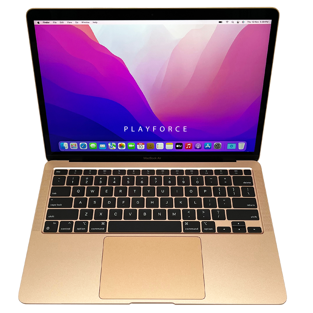 Apple MacBook Air M1 Chip 13-inch Laptop - 512GB SSD, 8GB RAM, Gold (Latest Model) - Perfect for Remote Work, Online Learning & Travel