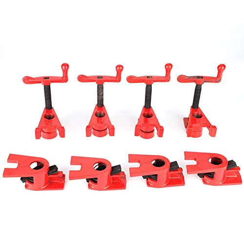 Heavy Duty 4-Piece Quick Release Woodworking Clamp Set - 26.5mm Wide Base Iron Clamps for Wood & Metal | Perfect for Workbench Projects, DIY Furniture Making & Crafting