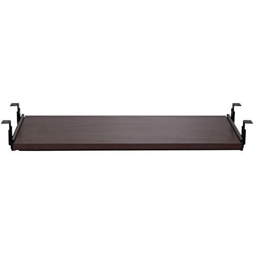 Lorell Mahogany Keyboard Tray - Ergonomic Office Desk Accessory