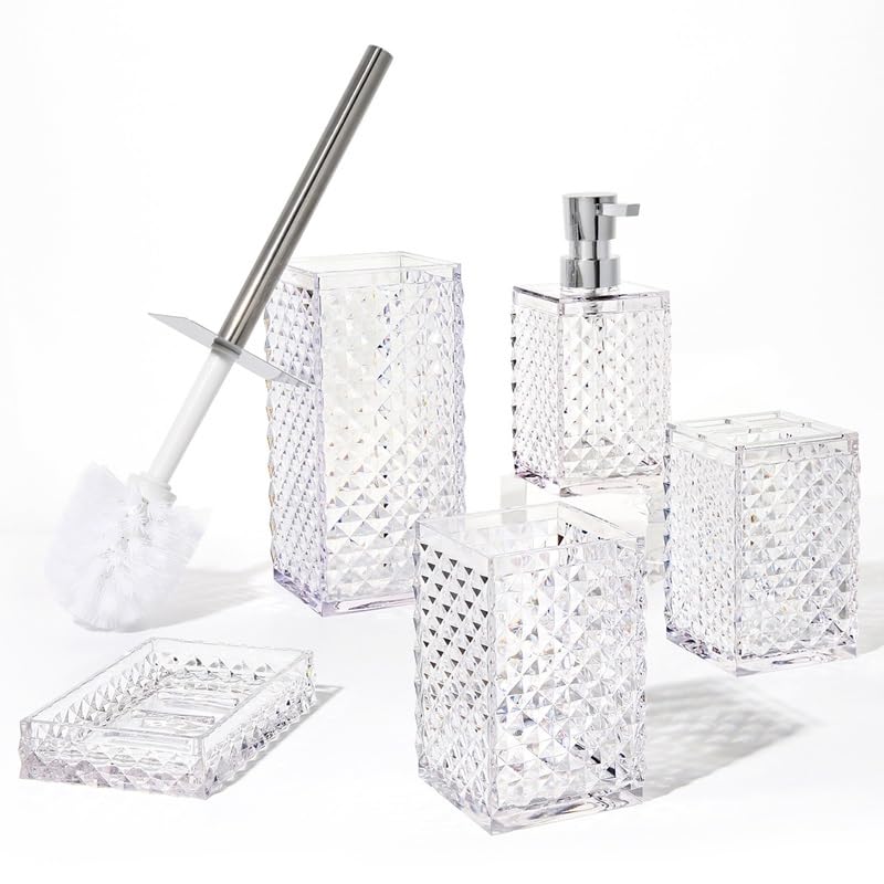 Premium Bathroom Wash Set - Hand Sanitizer Bottle, Toothbrush Cup Holder & Toiletries Organizer | Perfect for Home, Hotel & Travel Essentials