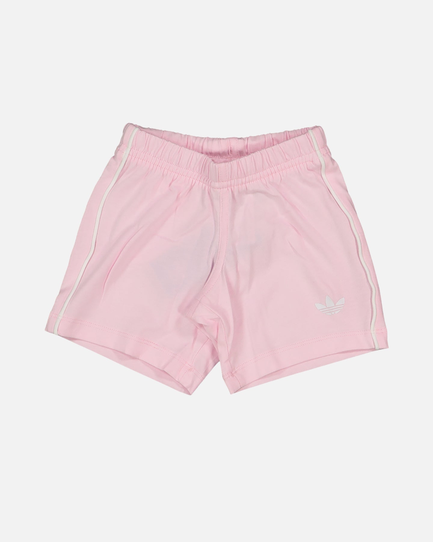 Adidas Infant Adicolor Shorts and T-Shirt Set - Clear Pink | Baby Boy & Girl Casual Outfit for Playdates, Daycare & Summer Activities