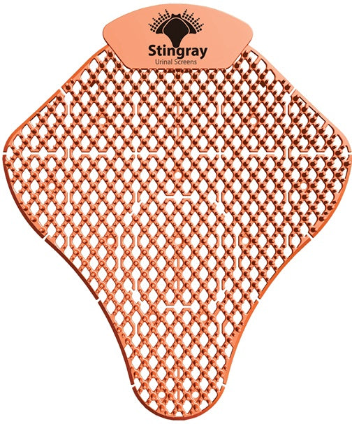 Urinal Screen Stingray - Deodorizing & Cleaning Pads for Men's Restrooms | Freshens & Protects Toilets in Homes, Offices & Public Bathrooms