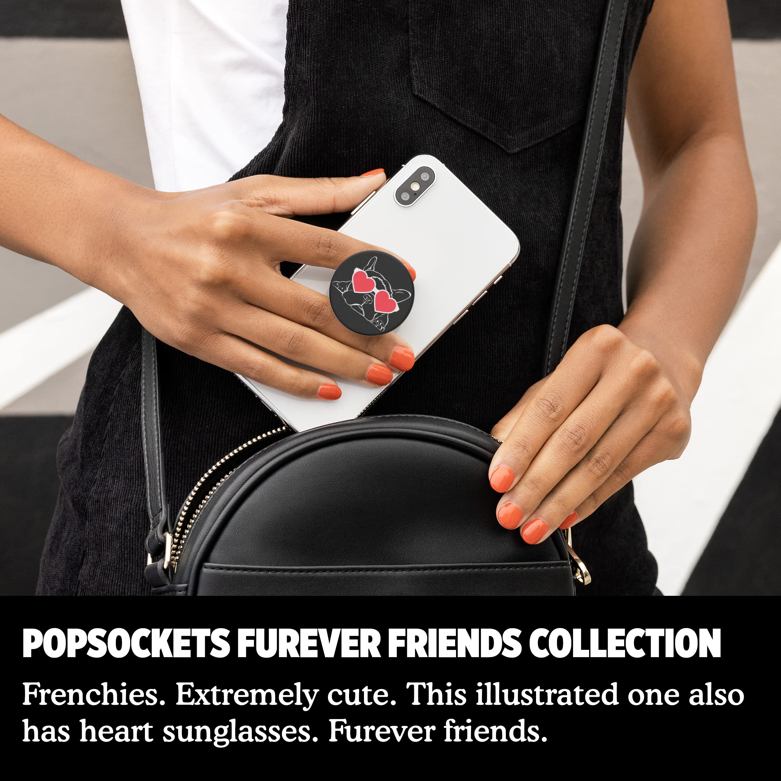 PopSockets Expanding Phone Grip with Kickstand - Sleepy Shades Design for iPhone & Android - Perfect for Hands-Free Viewing, Gaming & Selfies