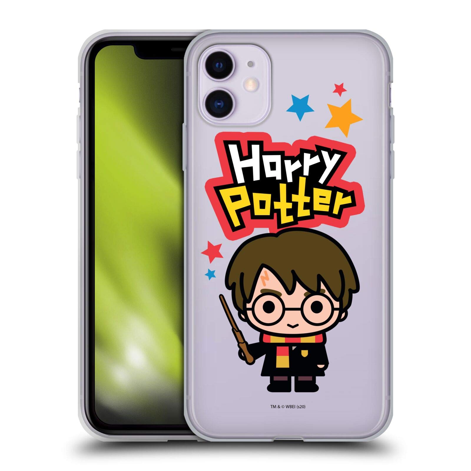 Harry Potter The Boy Who Lived Deathly Hallows iPhone 11 Case - Officially Licensed Soft Gel Cover for Apple iPhone 11 - Perfect for Fans, Daily Use, and Gift Giving