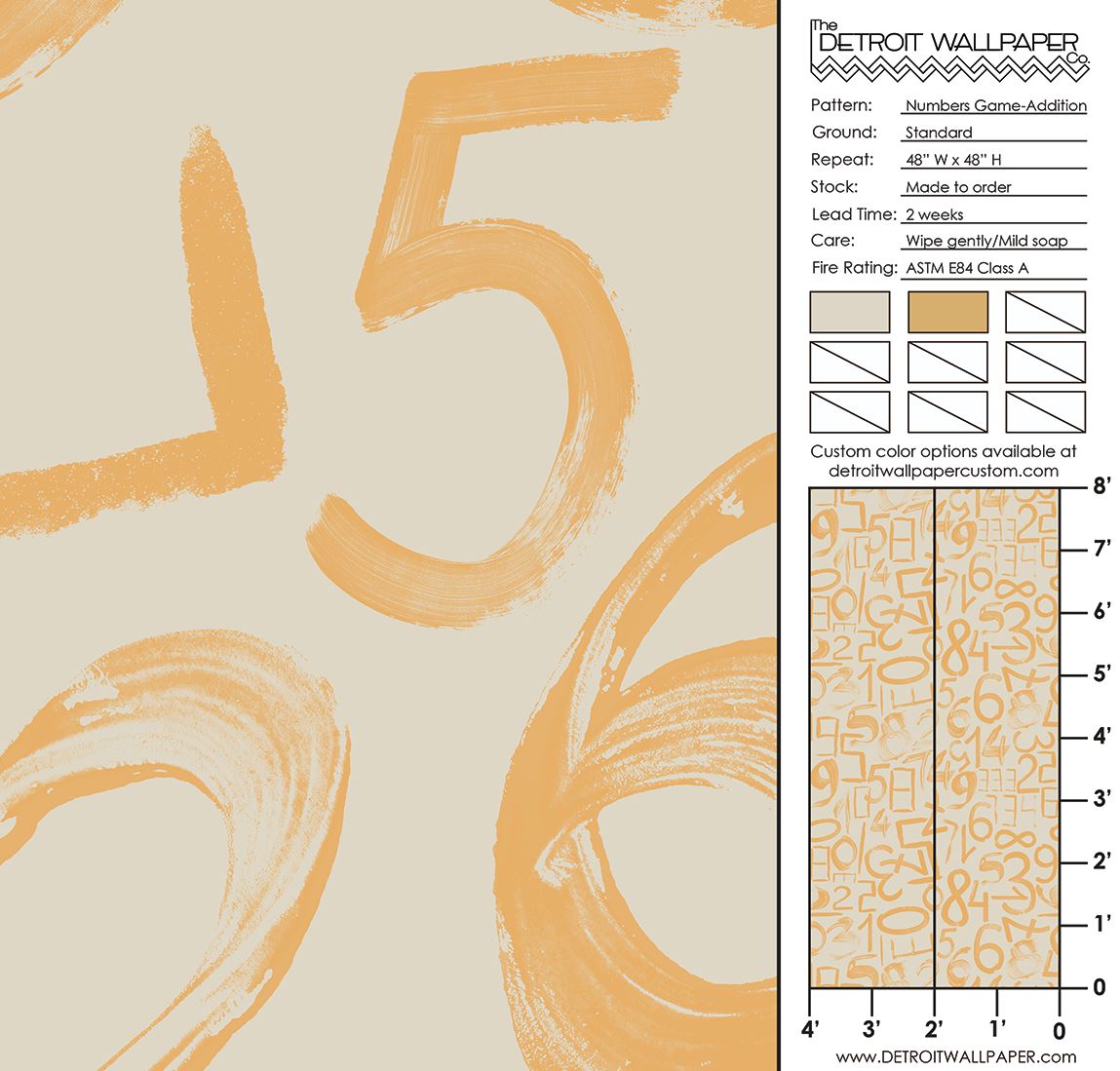 Numbers Game Addition Wallpaper - Fun Educational Math Decor for Kids' Rooms & Classrooms