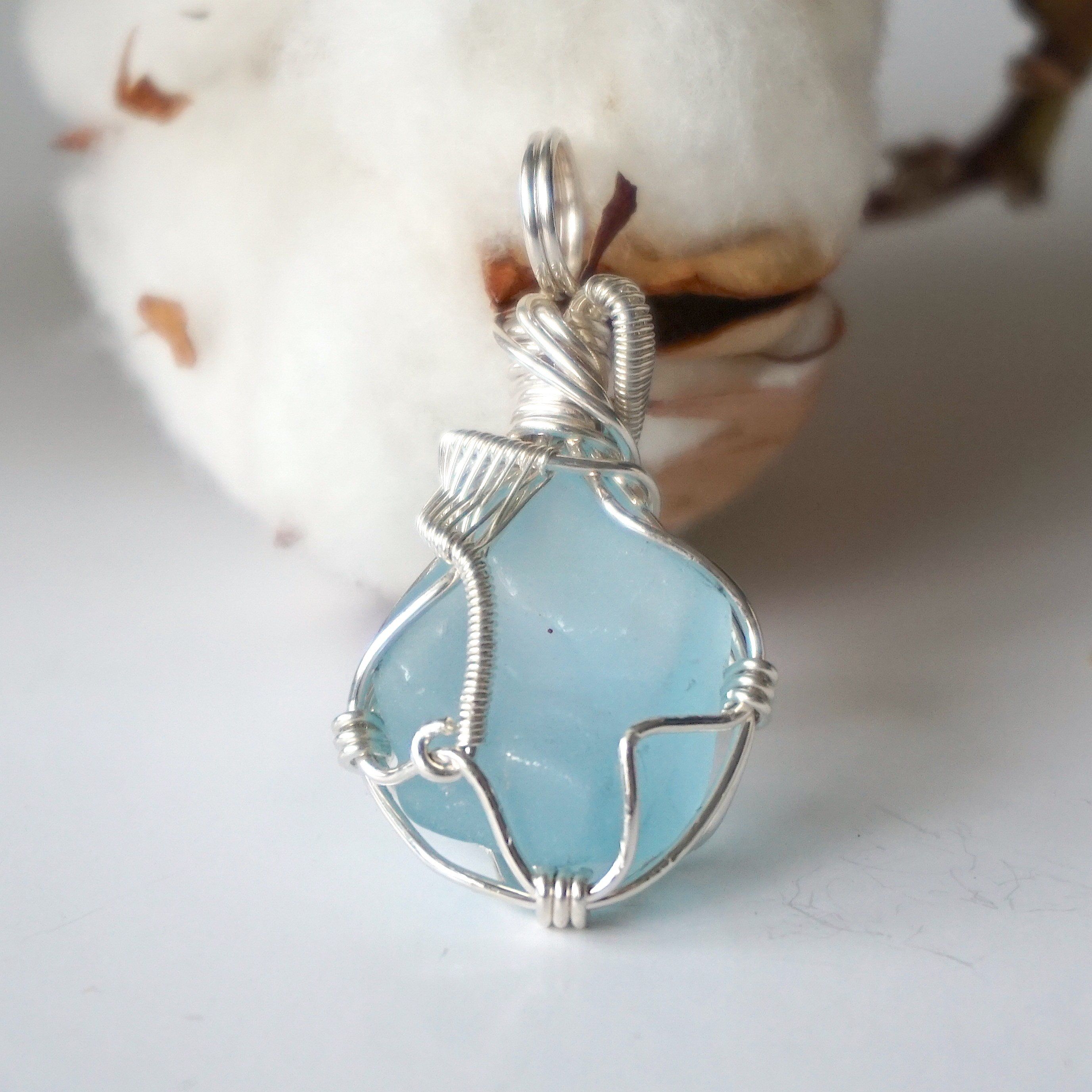 Blue Topaz Pendant Necklace in Sterling Silver - Elegant Jewelry Gift for Women, Perfect for Birthdays, Anniversaries & Special Occasions