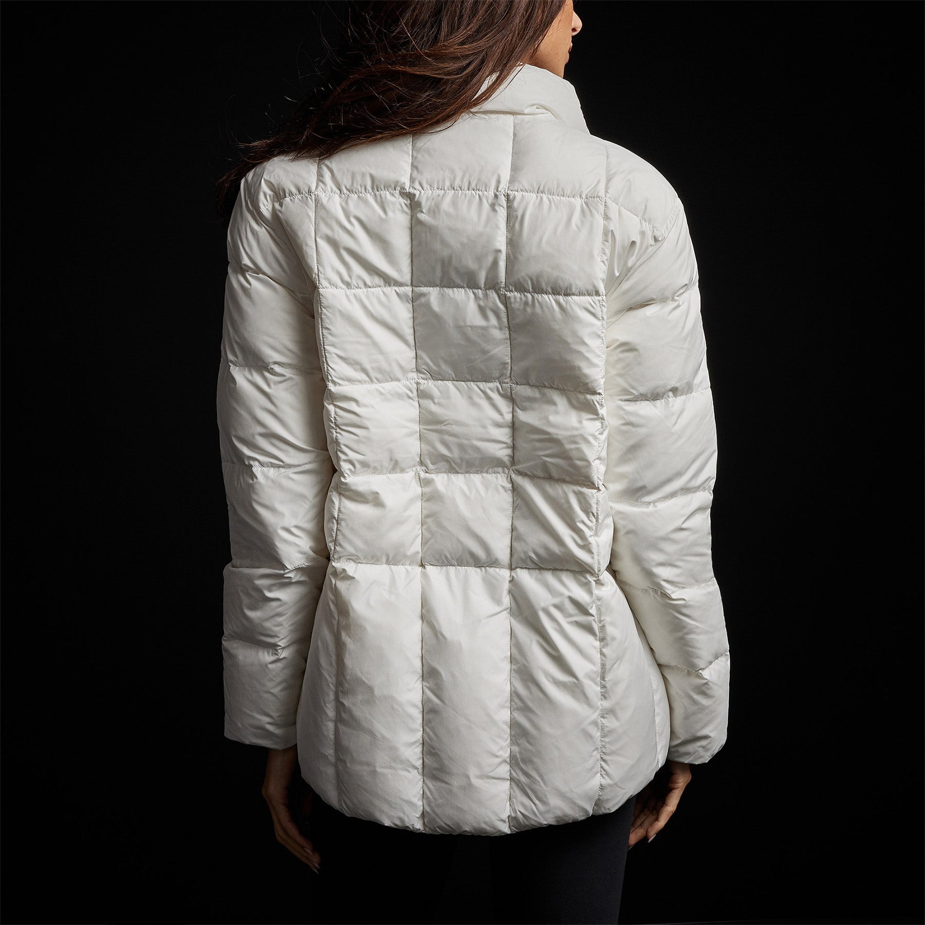 YOSEMITE Quilted Down Jacket for Women - Lightweight Winter Coat with Zip Front, Warm Puffer Jacket, Cloud White - Perfect for Outdoor Activities, Hiking & Casual Wear