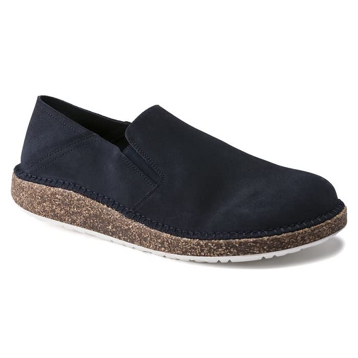 Birkenstock Callan Navy Suede Leather Sandals - Men's Size 41 (US 8-8.5) | Comfortable Arch Support | Perfect for Beach, Vacation & Casual Wear