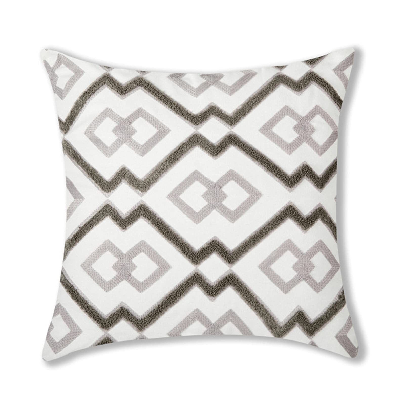 18x18 Fall Throw Pillow Covers - Colorful Geometric Pattern Printed Polyester Cushion Cases for Sofa, Bed & Living Room Decor - Set of 3