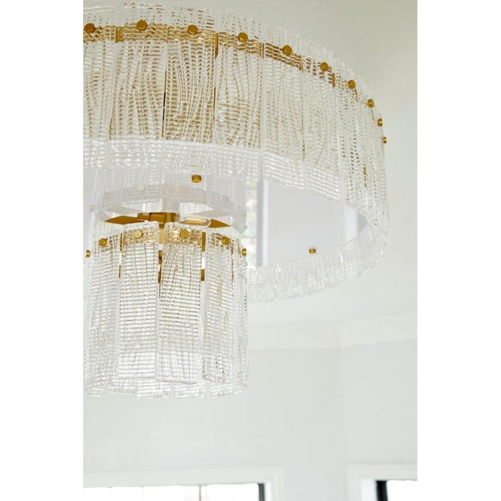 Cyan Design 11630 Othello 7-Light Chandelier in Aged Brass - Elegant Dining Room & Living Room Lighting Fixture for Home Decor
