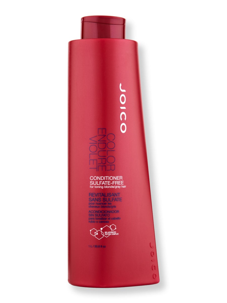 Joico Color Endure Violet Conditioner for Color-Treated Hair - Sulfate-Free Purple Toning Treatment for Blonde, Silver & Gray Hair - Salon Quality Hair Care for Faded & Brassy Tones (Perfect for Daily Use & Color Maintenance)