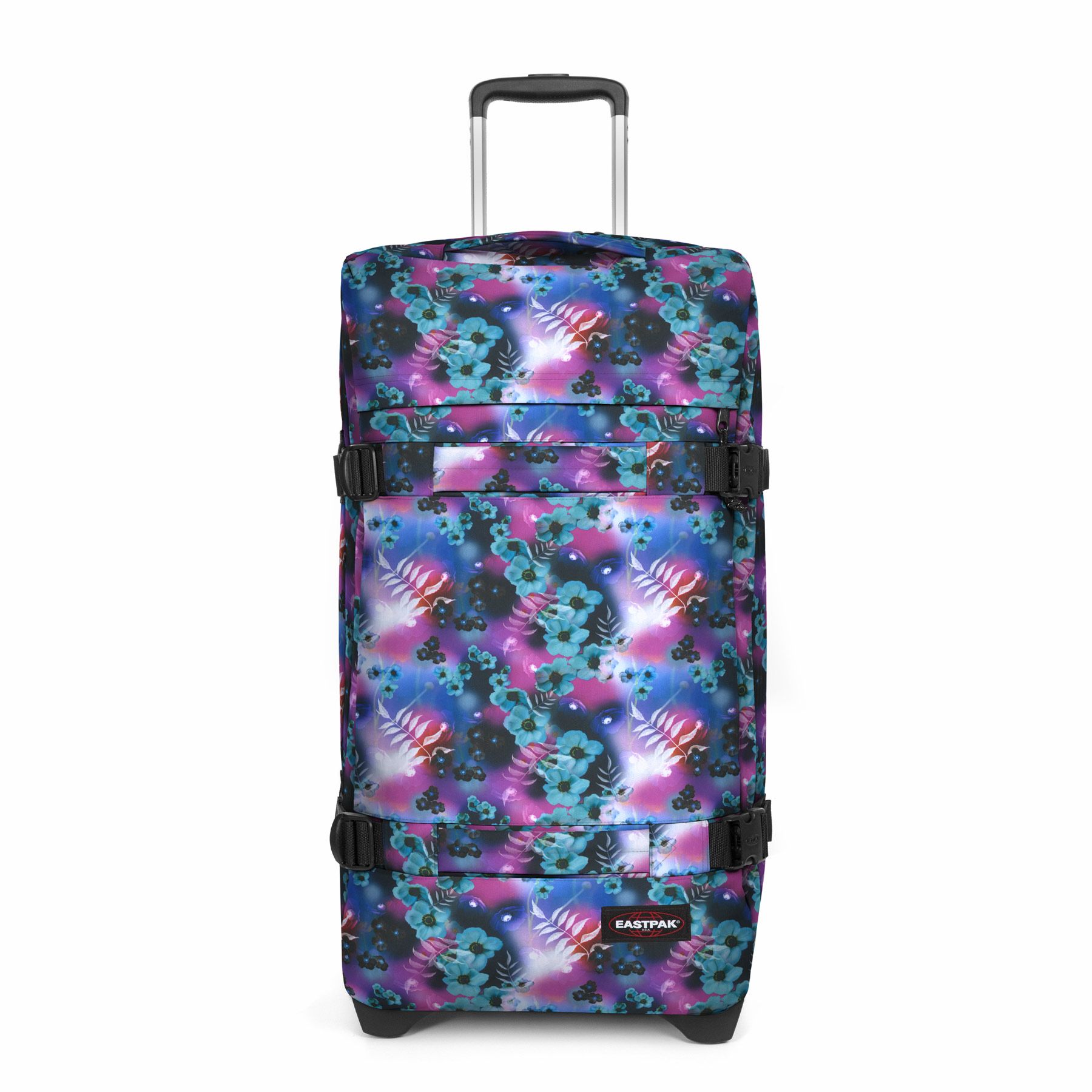 Eastpak Transit'R M Backpack - Dreamflower Dark Print - Durable Laptop Backpack for School, College & Travel - Perfect for Students & Professionals