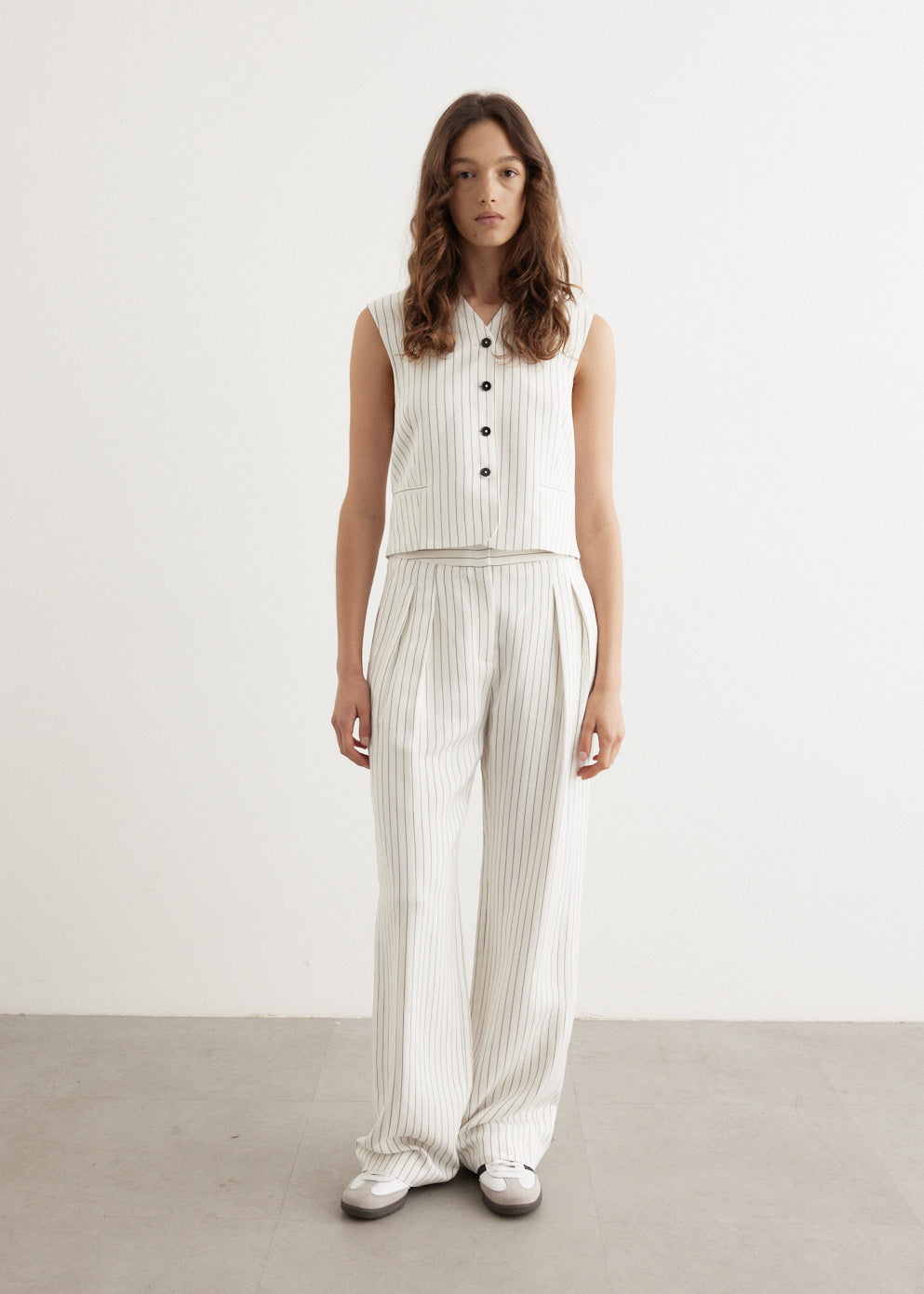 Ayla Tailored Straight Trousers for Women - High Waist Slim Fit Dress Pants for Office & Business Casual Wear | Perfect for Work, Travel & Formal Occasions