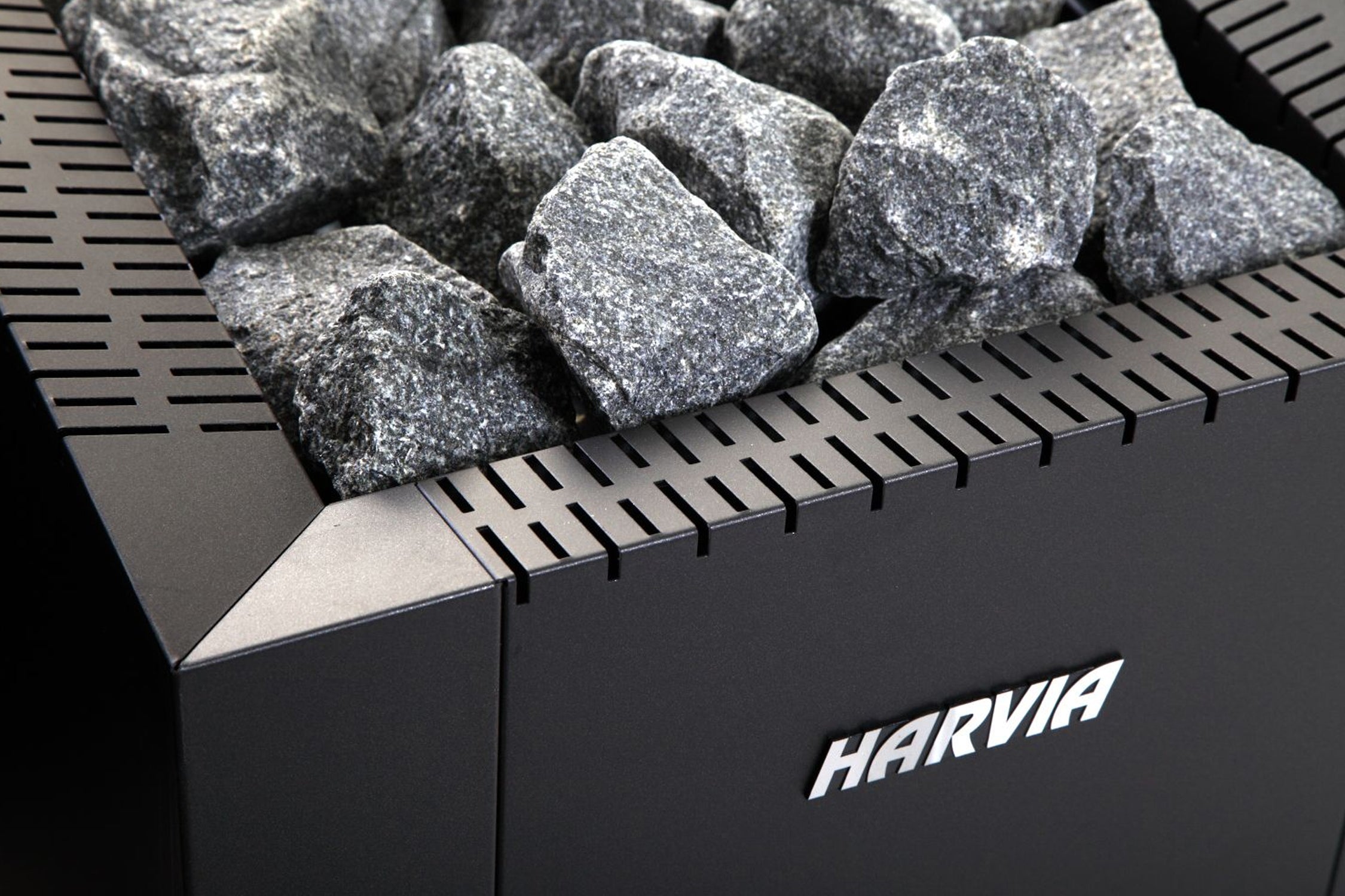 Harvia Linear 16 Wood Burning Stove Heater - Black Outdoor Sauna Stove for Home, Cabin & Backyard - Efficient Heating Solution for Cold Weather