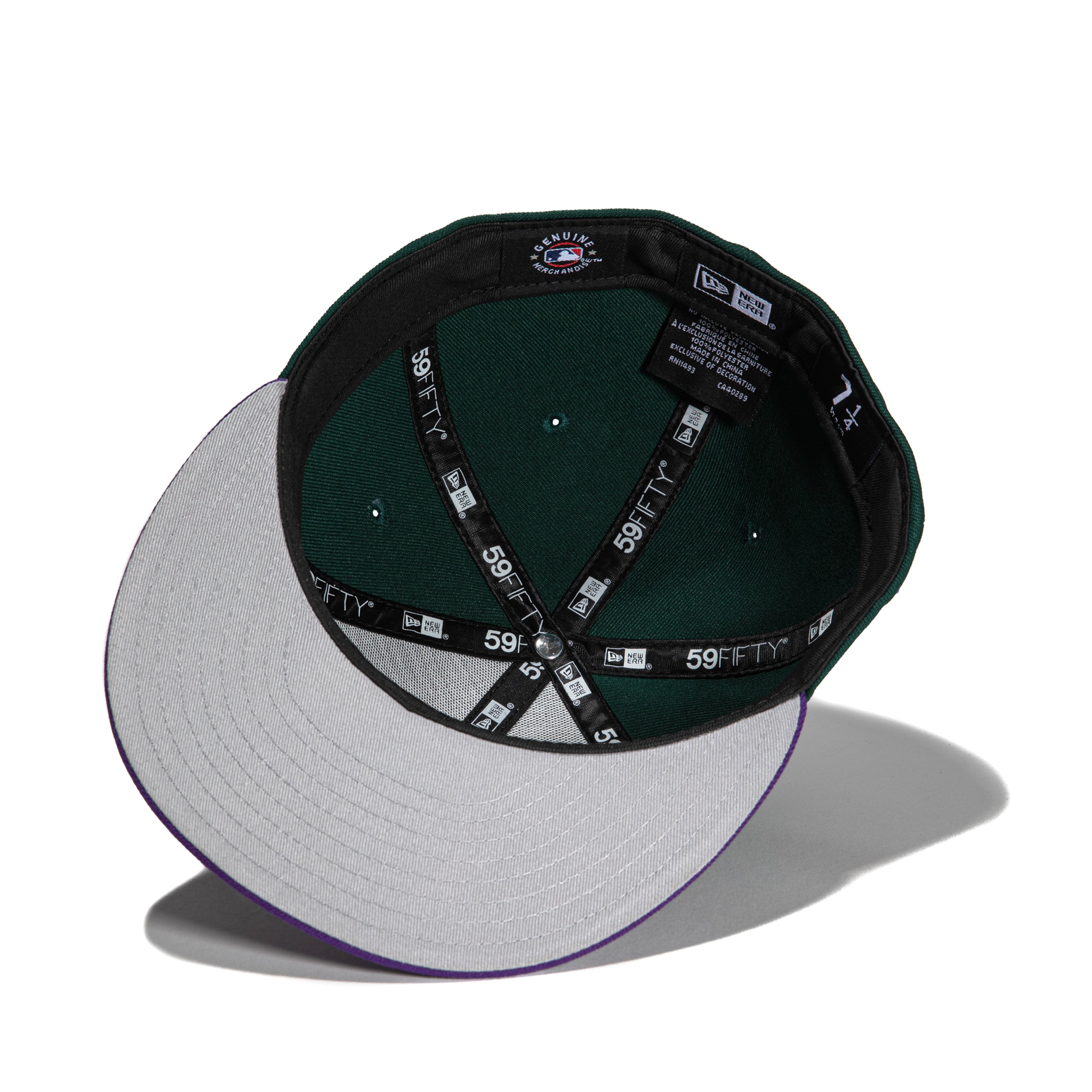New Era 59Fifty Colorado Rockies BP Patch City Hat - Green & Purple Baseball Cap for Men & Women | Perfect for Baseball Games, Streetwear Fashion & Sports Fans