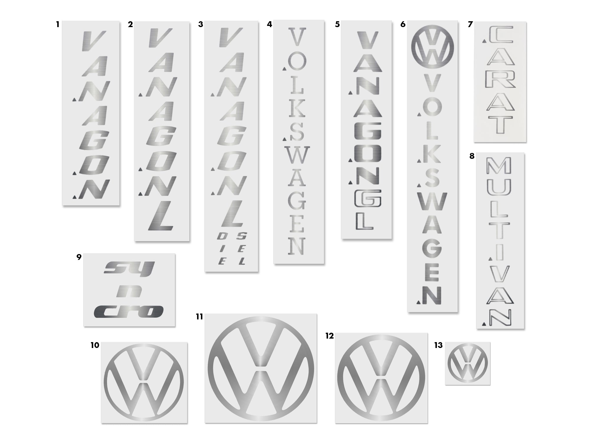 Premium Emblem & Inscription Restoration Decals for Cars, Trucks & Motorcycles - DIY Auto Badge Repair Kit for Vehicle Restoration Projects