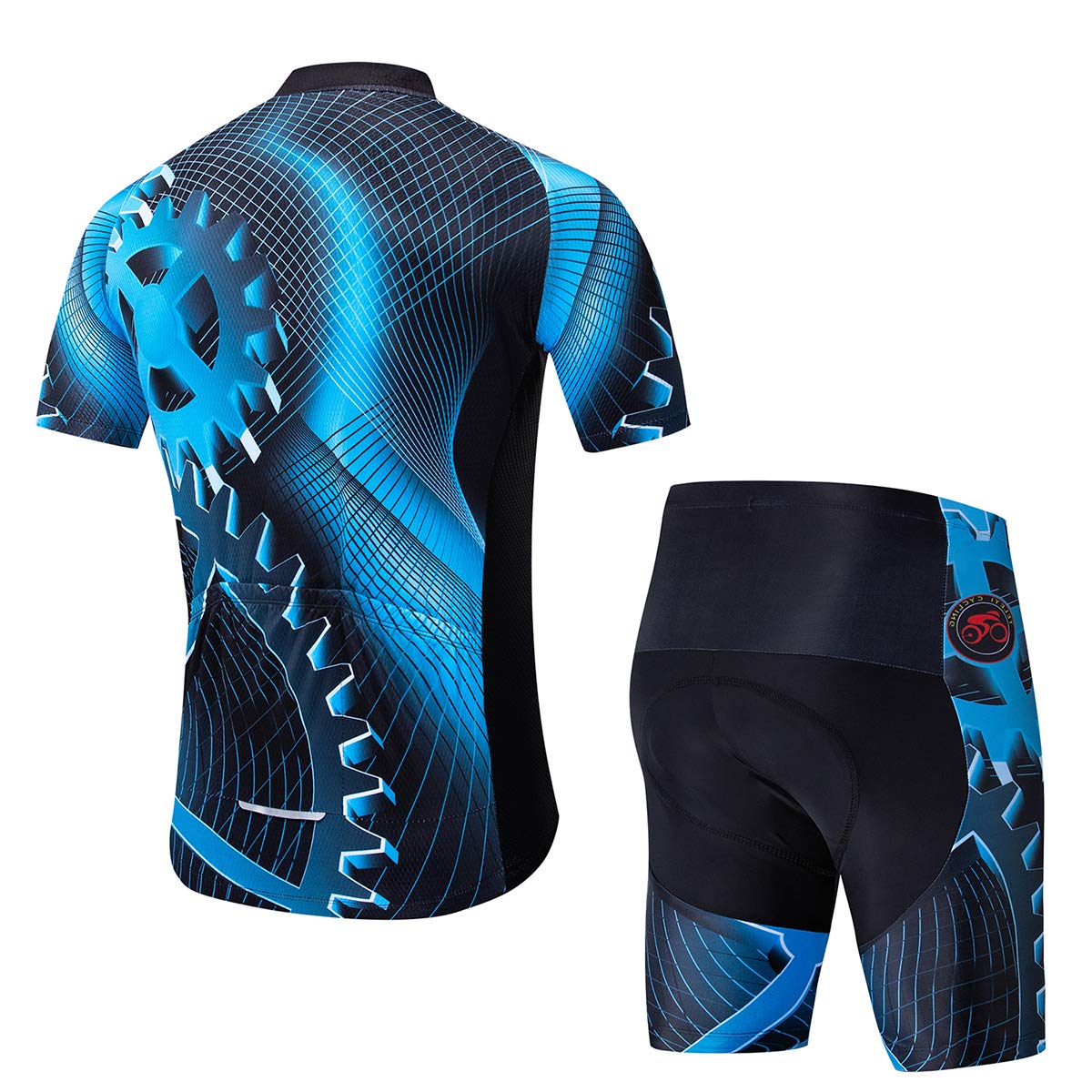 Men's Cycling Jersey Set - Breathable Quick-Dry Summer Bike Tops for Road & Mountain Biking | Perfect for Training, Racing & Outdoor Sports
