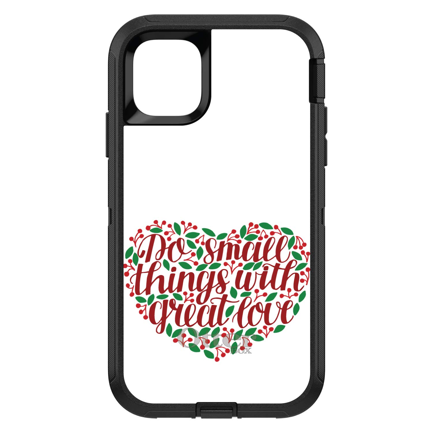 DistinctInk iPhone 11 Pro Case (5.8 Inch) - Premium Protective Phone Cover with Floral Design - Durable Replacement for OtterBox Defender - Perfect for Daily Use, Work & Outdoor Activities