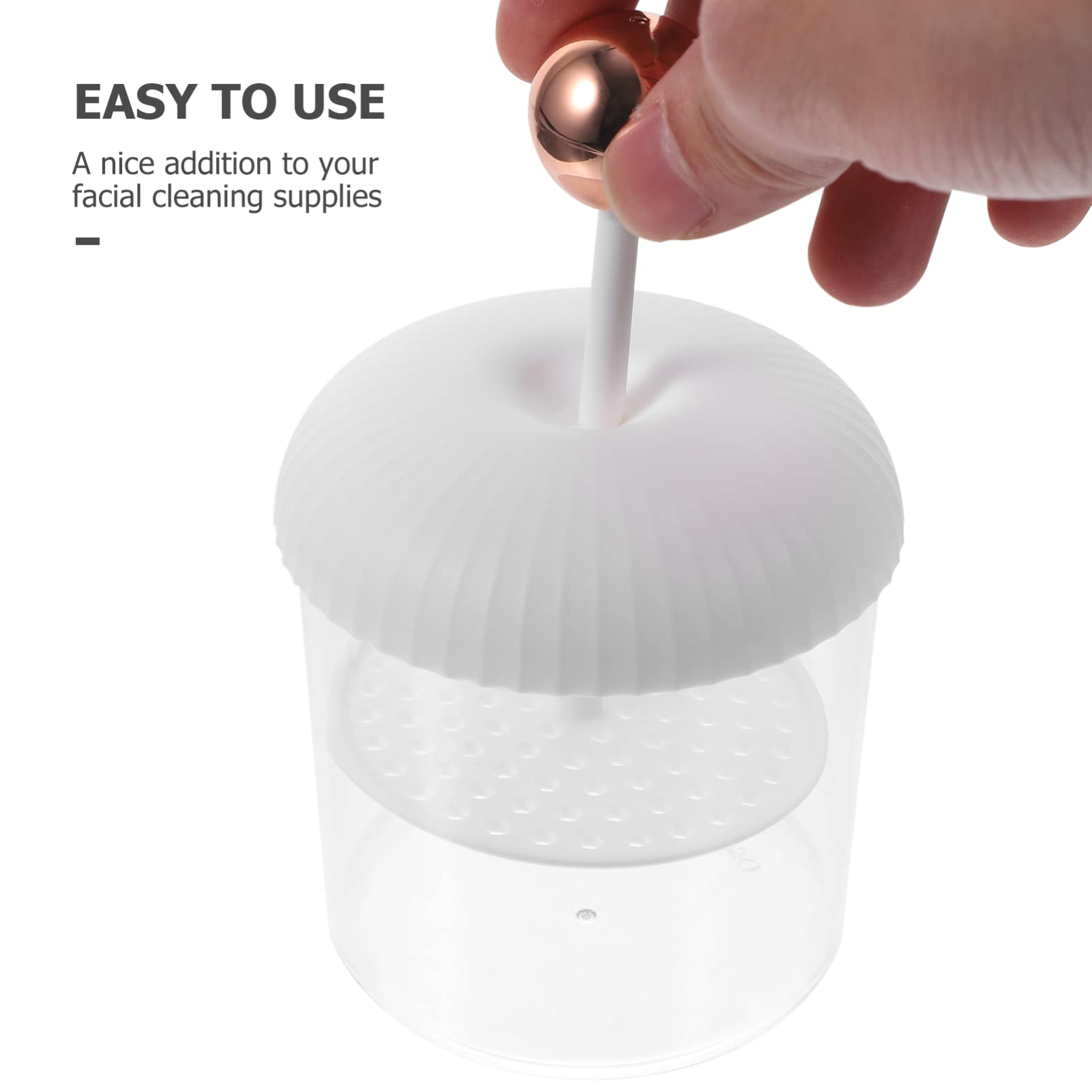 FRCOLOR Bubble Bottle for Face Wash - Foaming Facial Cleanser & Skincare Tool - Whip Lather Maker Cup for Deep Cleansing | Perfect for Daily Skincare Routine & Spa Treatments