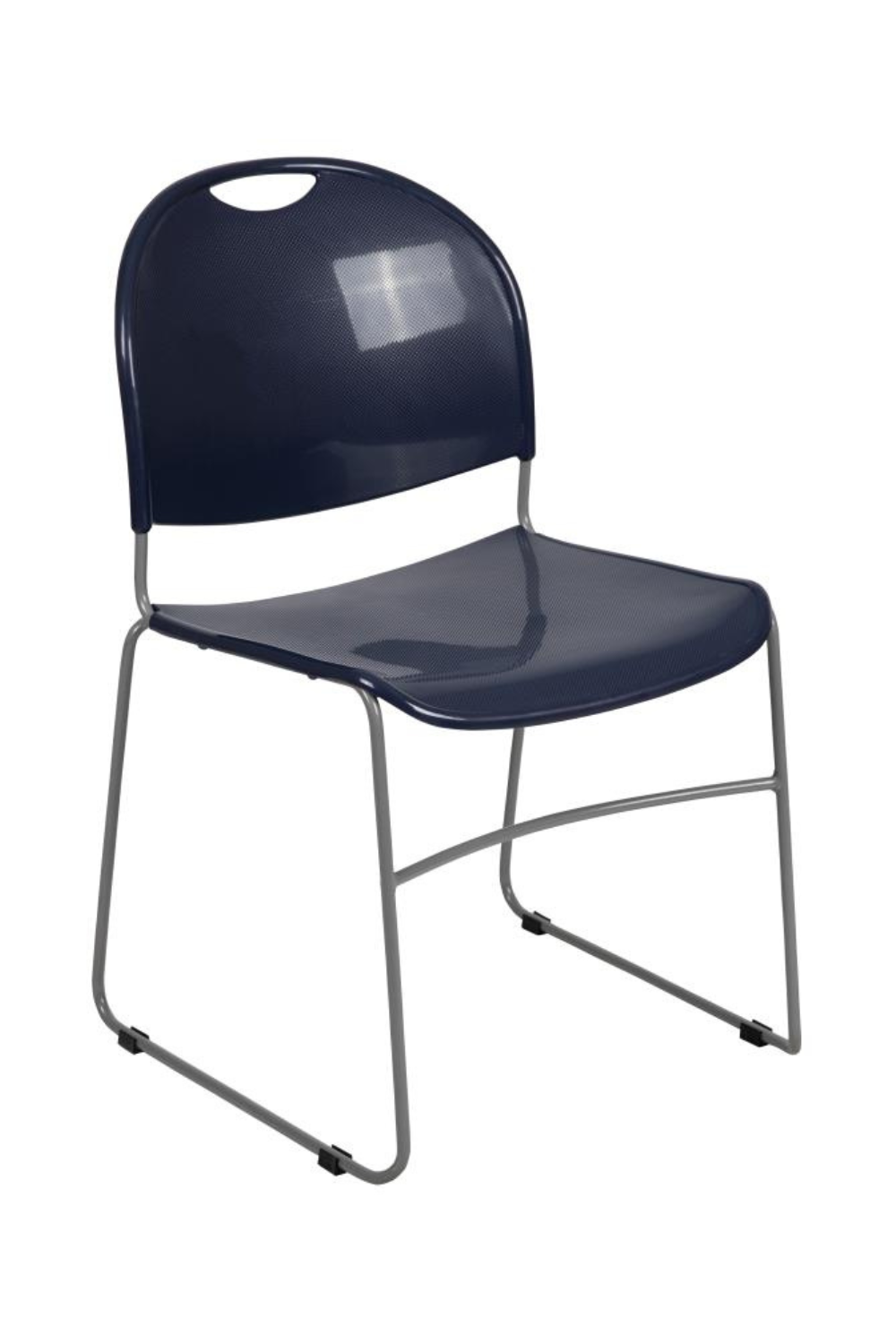 FLASH HERCULES Series 880 lb Capacity Burgundy Stackable Chairs - Ultra Compact Folding Chairs with Black Powder Coated Metal Frame - Perfect for Events, Weddings, Banquets & Home Use