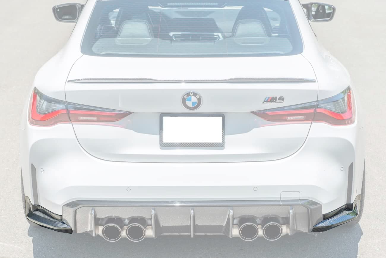 2021-Present BMW G82 G83 M4 Carbon Fiber Rear Bumper Lip Splitter - OEM Style Replacement for Enhanced Aerodynamics | Perfect for Track Days & Street Performance Upgrades