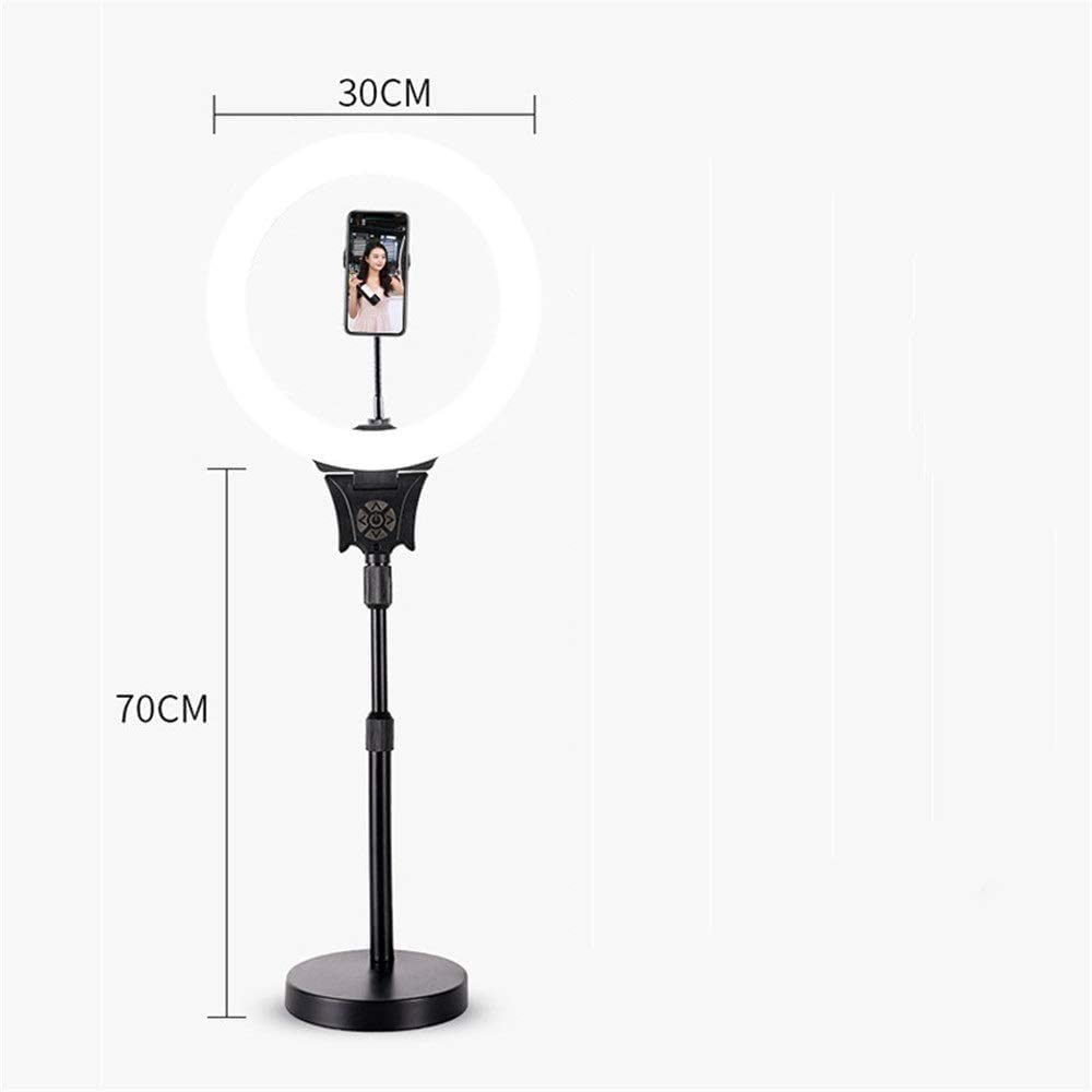 CAFFIA Ring Light with Stand - USB for Streaming, Makeup & Selfies
