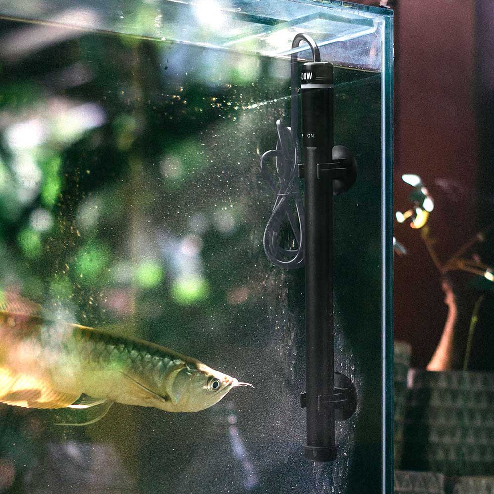 AquaBasik Titanium Aquarium Heater 400W - Submersible Fish Tank Heater for Saltwater & Freshwater Tanks | Perfect for Tropical Fish, Reef Tanks & Aquatic Pets