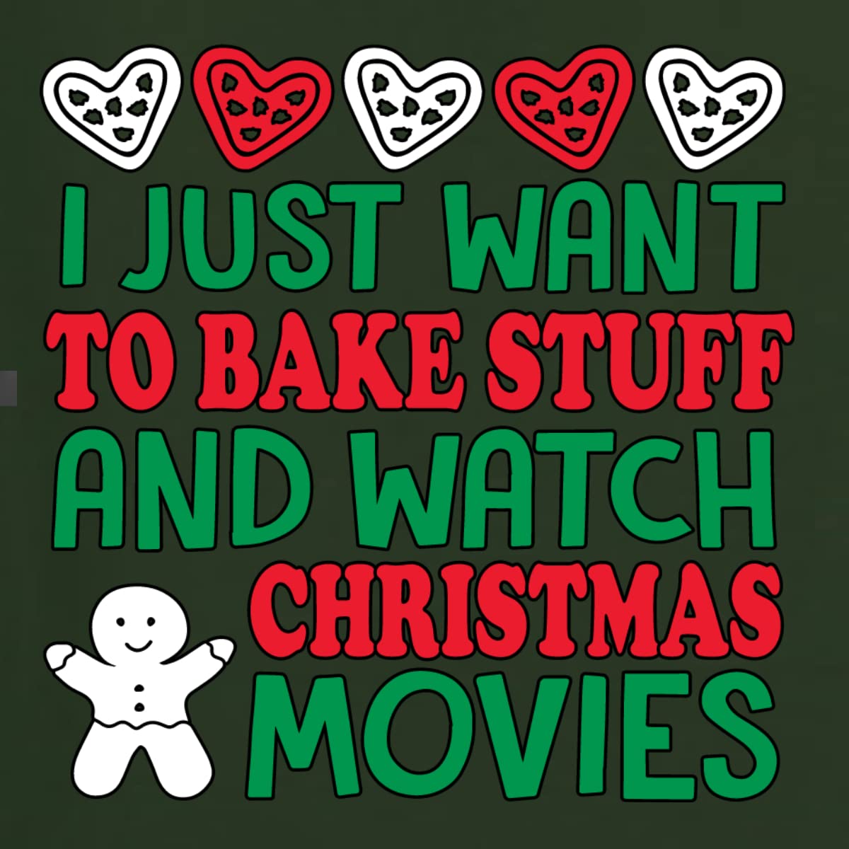 Funny Christmas Baking Graphic Tank Top for Men - Perfect for Holiday Baking & Watching Christmas Movies