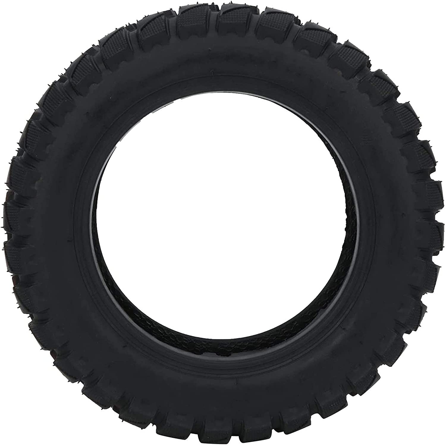 90/65-6.5 11 Inch Tubeless Vacuum Rubber Tire - Thickened Wear-Resistant Electric Scooter Replacement Tire for Commuting & Off-Road Riding