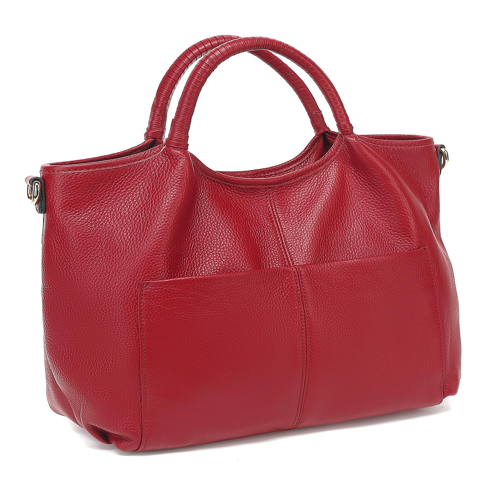 Genuine Leather Crossbody Shoulder Bags for Women - Designer Top Handle Satchel Purse - Perfect for Work, Travel & Everyday Use