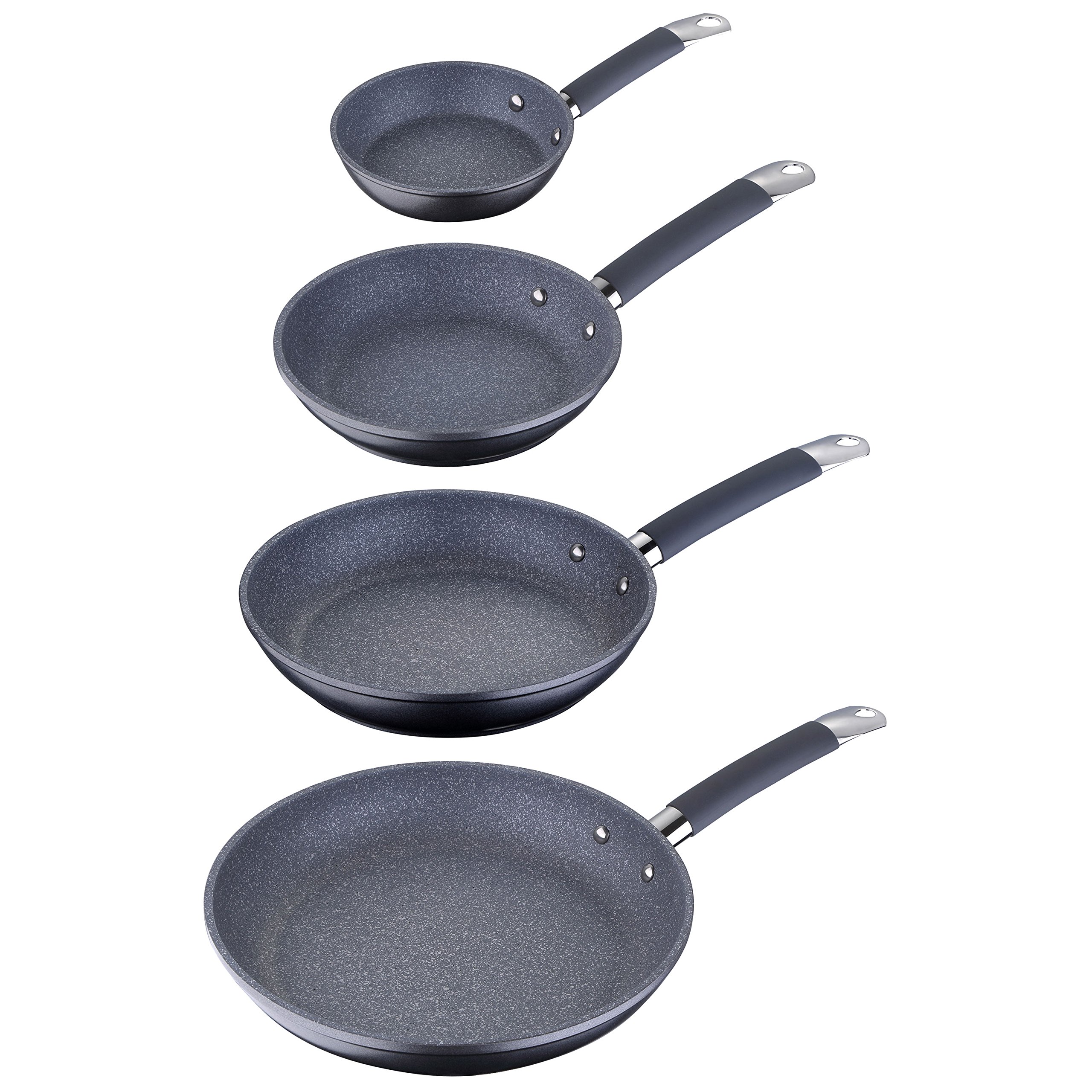 Premium Non-Stick Kitchen Cookware Set - 14/20/24/28 cm Pots and Pans with Lids for Frying, Boiling & Sauteing | Perfect for Home Cooking, Restaurant Use & Camping Trips