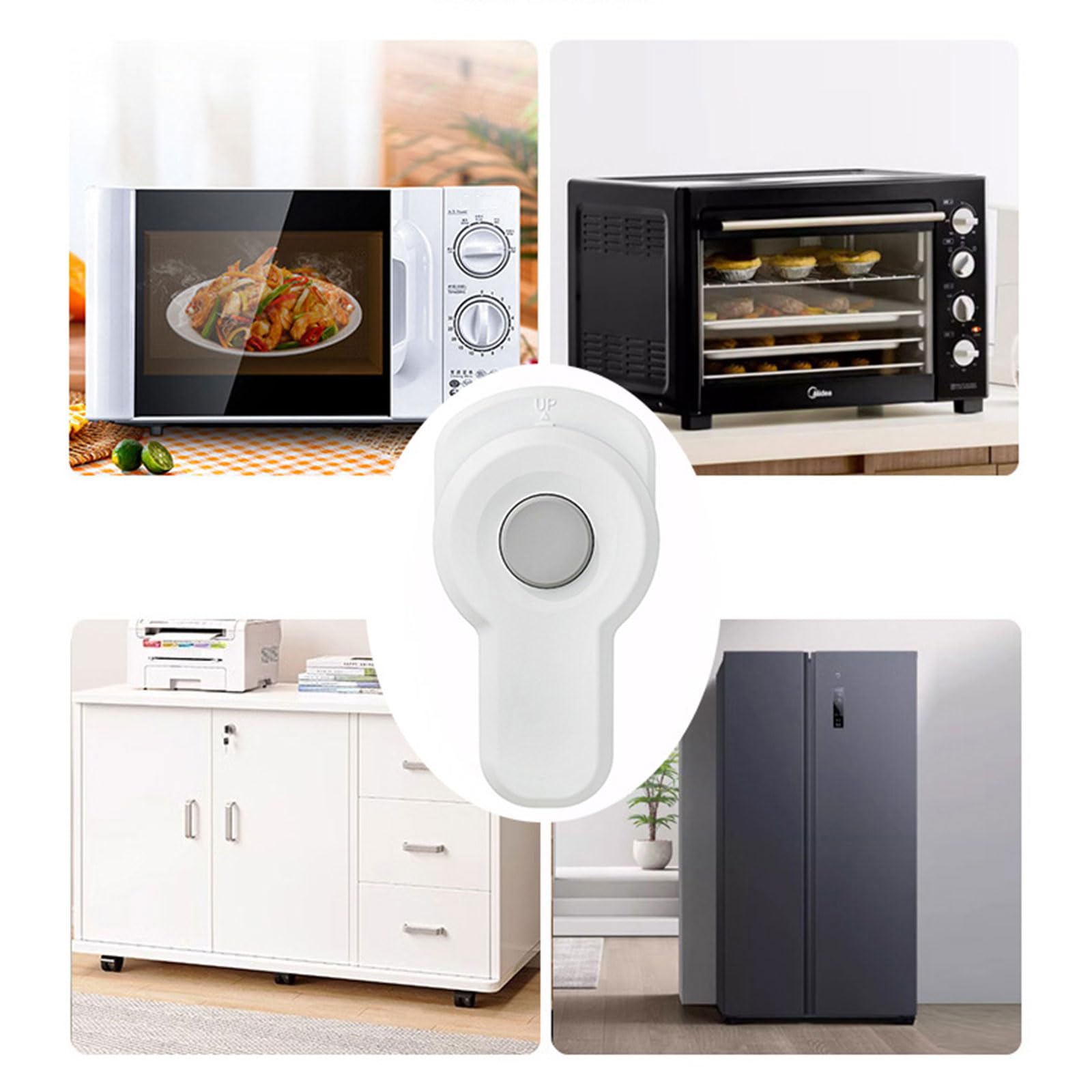 Child Safety Oven Lock - Baby Proof Cabinet & Refrigerator Lock - Easy Install Stove Guard for Kitchen Security | Prevent Toddler Access to Appliances & Dangerous Areas