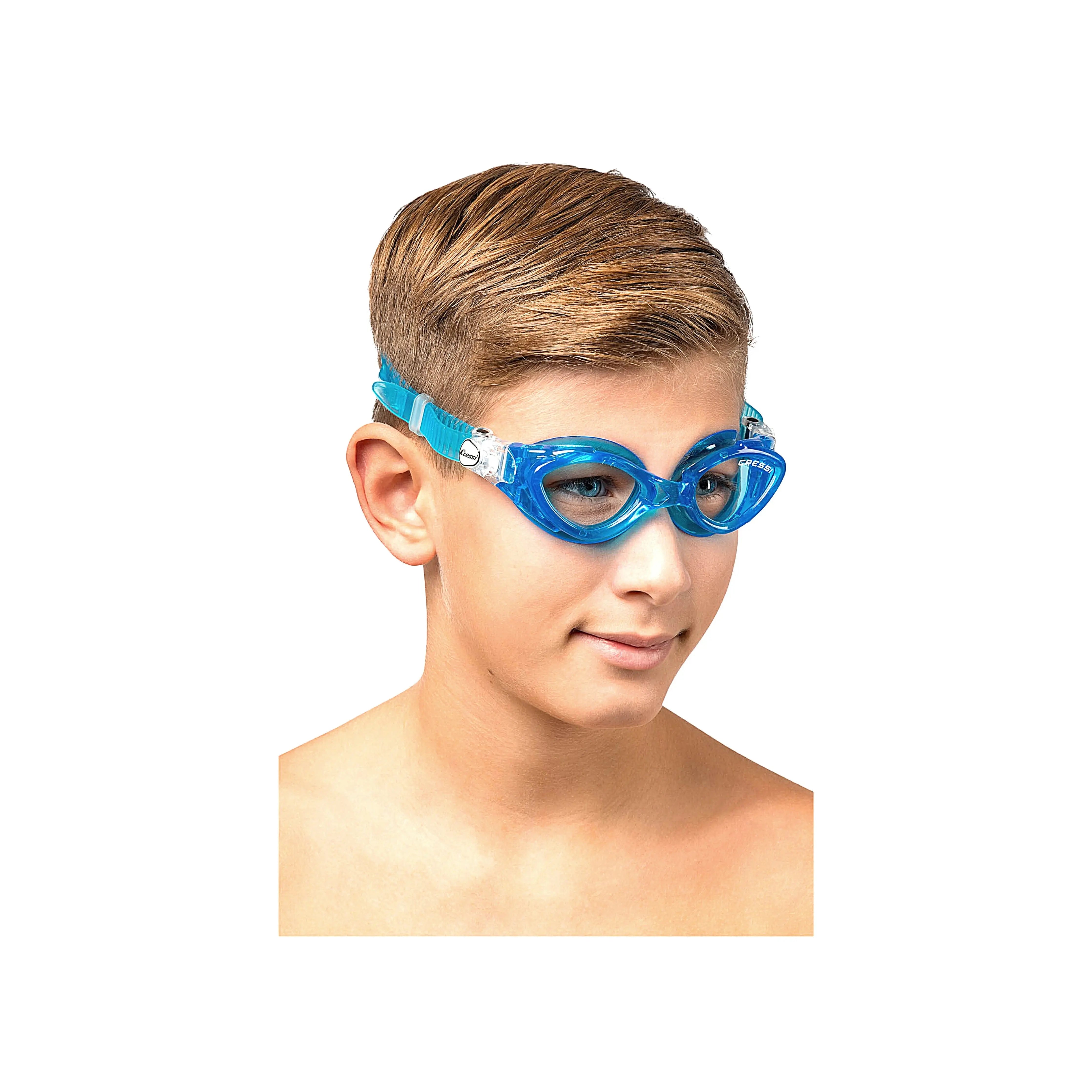 Cressi King Crab Kids Swim Goggles for Ages 7-15 | UV Protection & Anti-Fog Scuba Mask | Perfect for Swimming Lessons, Snorkeling & Pool Games