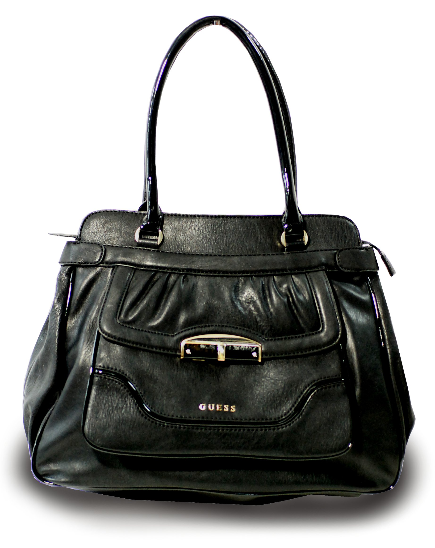 Guess Women's Leya Bag - Stylish Black Handbag for Work, Travel & Everyday Use | Durable & Fashionable Carryall Tote