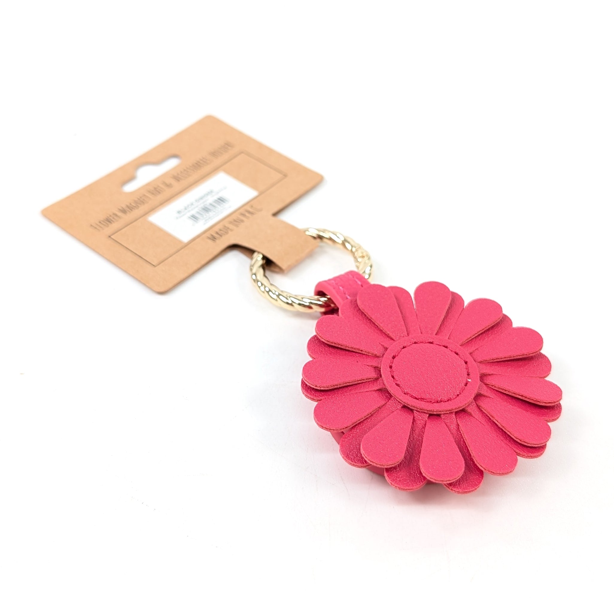 Bright Pink Flower Magnet Holder - Strong Magnetic Hook for Kitchen, Office & Bathroom Organization
