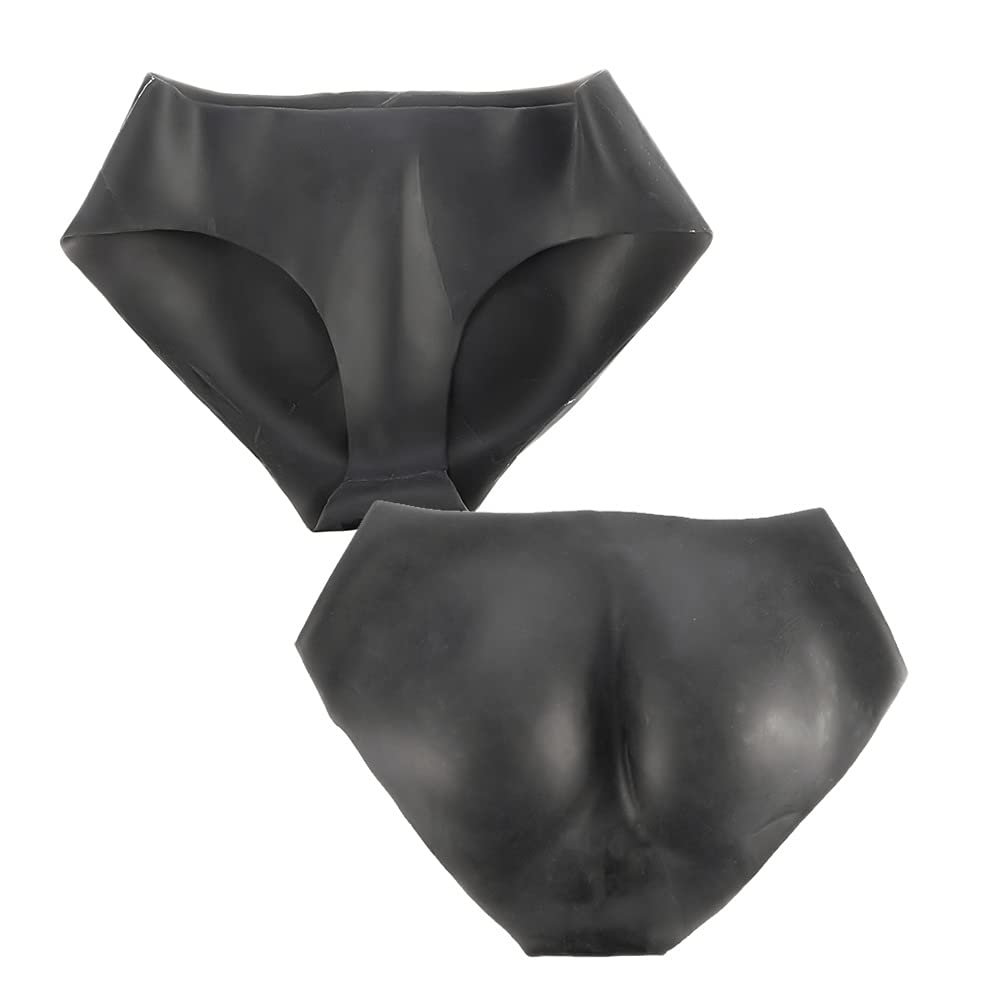 GGQQ Women's Full Silicone Butt Pads Enhancer Panties - Padded Hip Underwear Shapewear for Lifting & Enhancing - Seamless Fake Butt Padding Briefs (Black, Size E~1000g) - Perfect for Dresses, Jeans & Tights