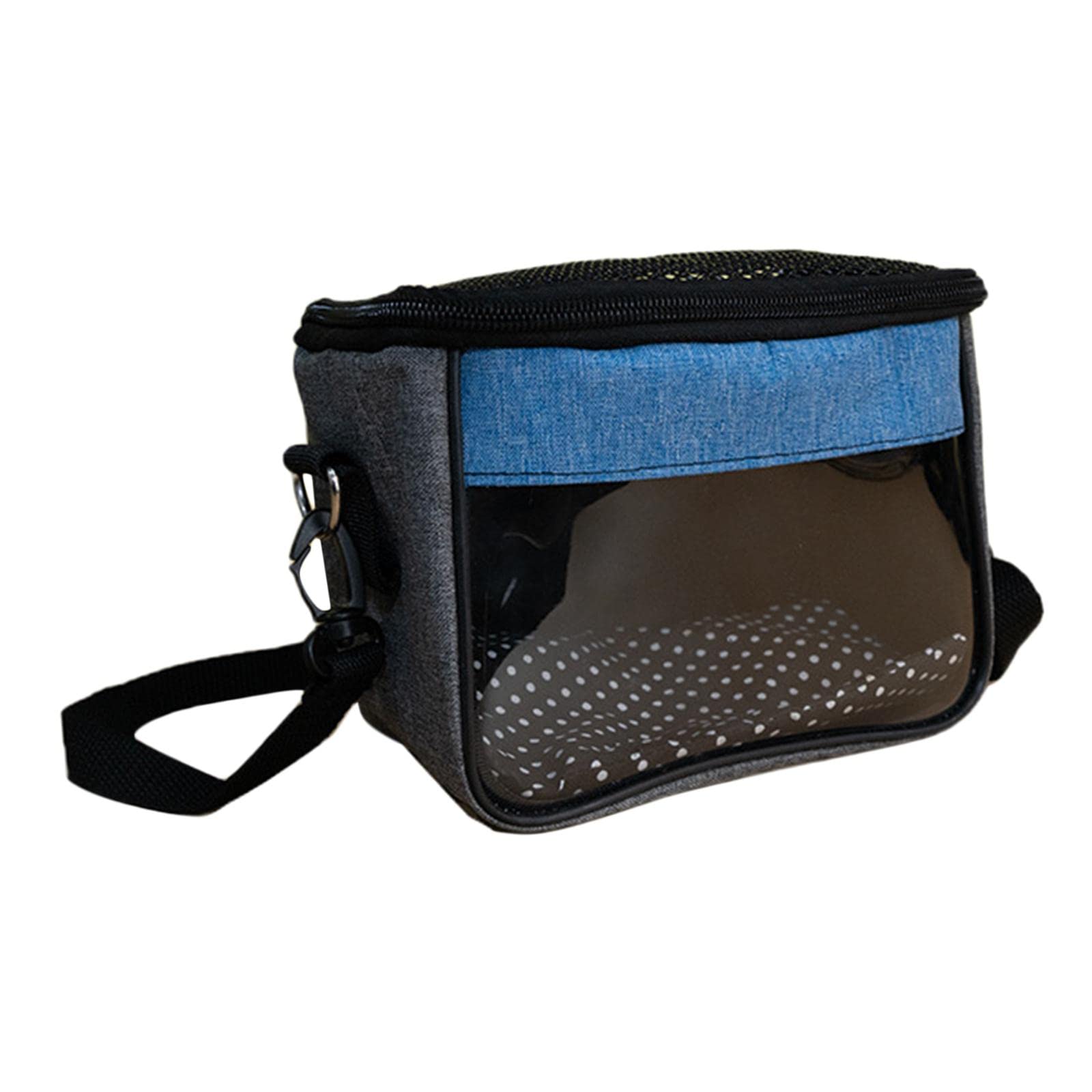 GAH Pets Small Animal Carrier Bag - Portable Hamster Travel Cage for Guinea Pigs, Rabbits & Rodents (7.87x6.30x4.72 Inch) - Perfect for Vet Visits, Outdoor Adventures & Daily Transport
