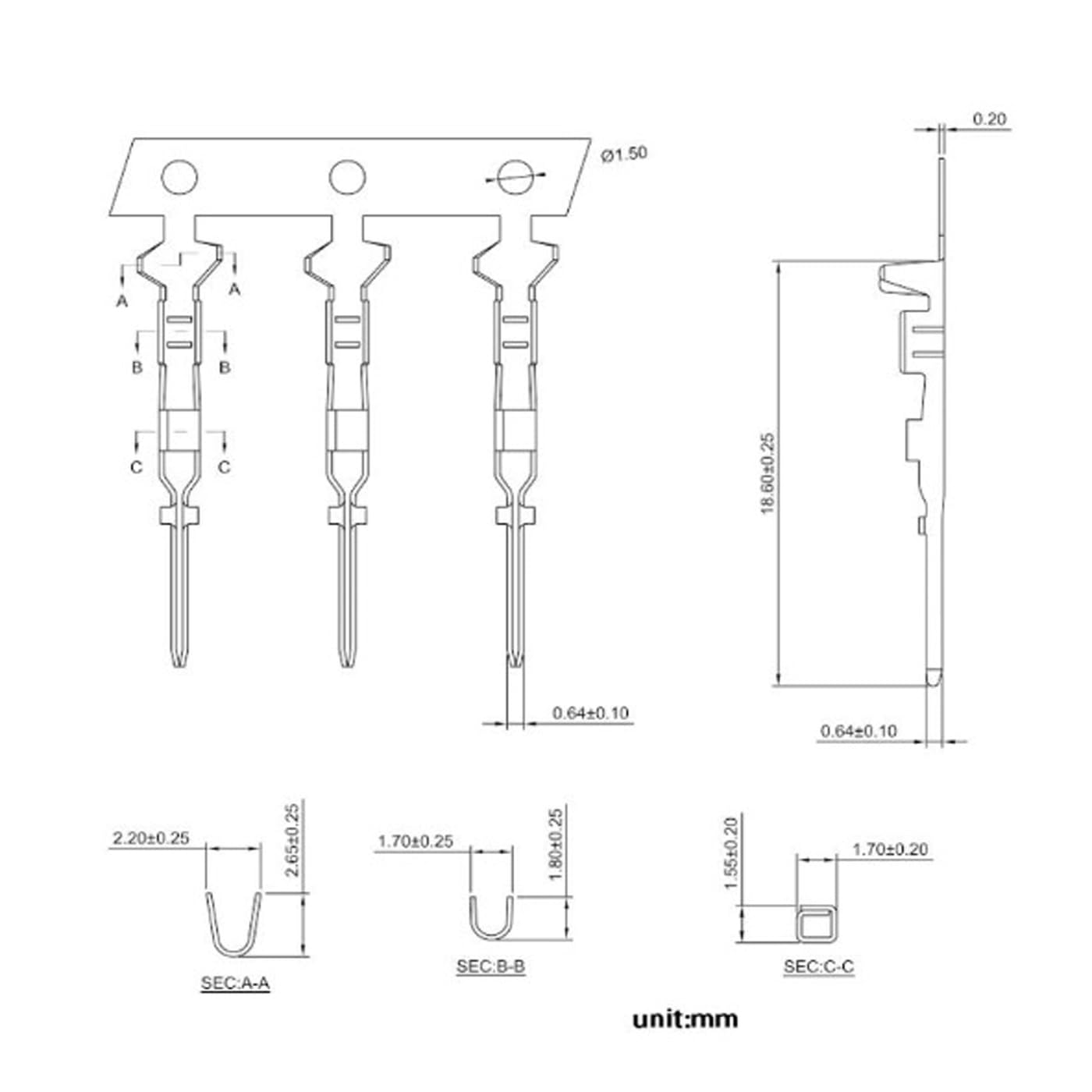 100 Pairs 2.54mm 18-24 AWG Dupont Jumper Wire Connector Kit - Male & Female Pin Crimp Terminals for JST XH, ATX, EPS, PCI-E - Perfect for DIY Electronics, Arduino Projects, and Computer Wiring