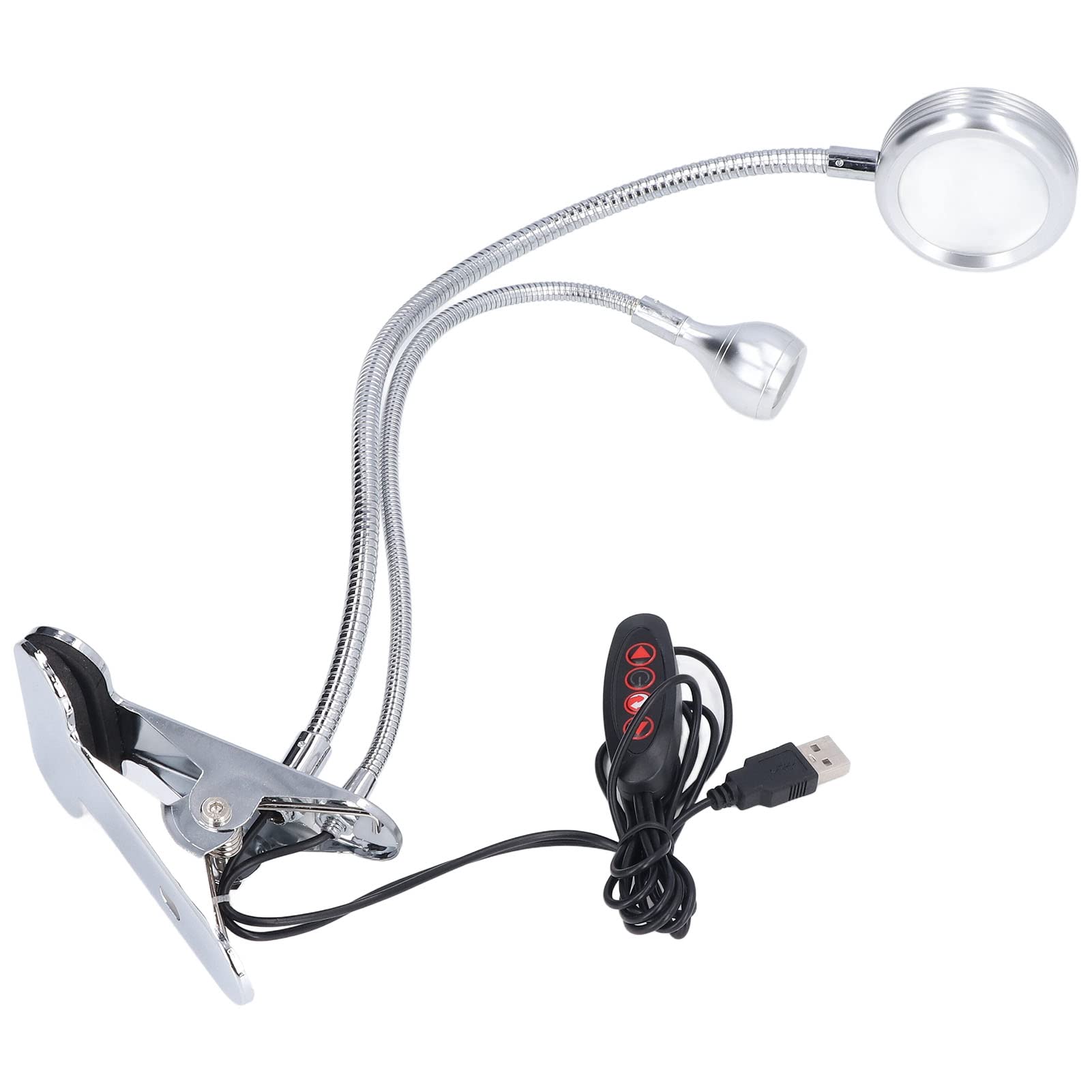 Tgoon LED Clip-On Book Light - Adjustable Desk Lamp for Reading, Studying, Night Use - Energy Saving Bedside Lamp for Kids & Adults - Perfect for Bedroom, Office, Dorm & Travel
