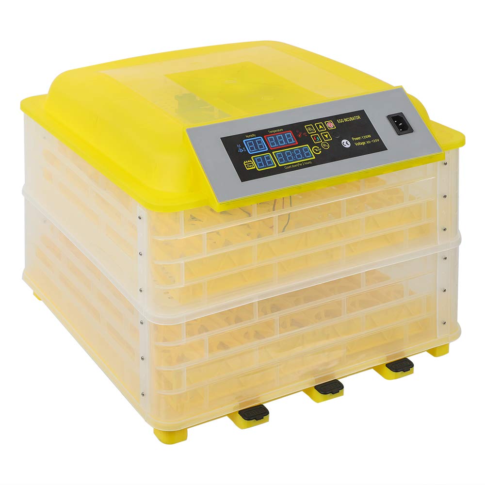 Ochine Automatic Egg Incubator - Digital Poultry Hatcher with LED Candler, Temperature Control & Auto Turner - Perfect for Chicken, Duck & Quail Egg Hatching at Home or Farm